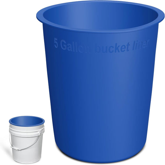 EAGLE CREATE -BucketSaver 5 Gallon Bucket Liner - Reusable Silicone Bucket Liner for thinset and Concrete Mix